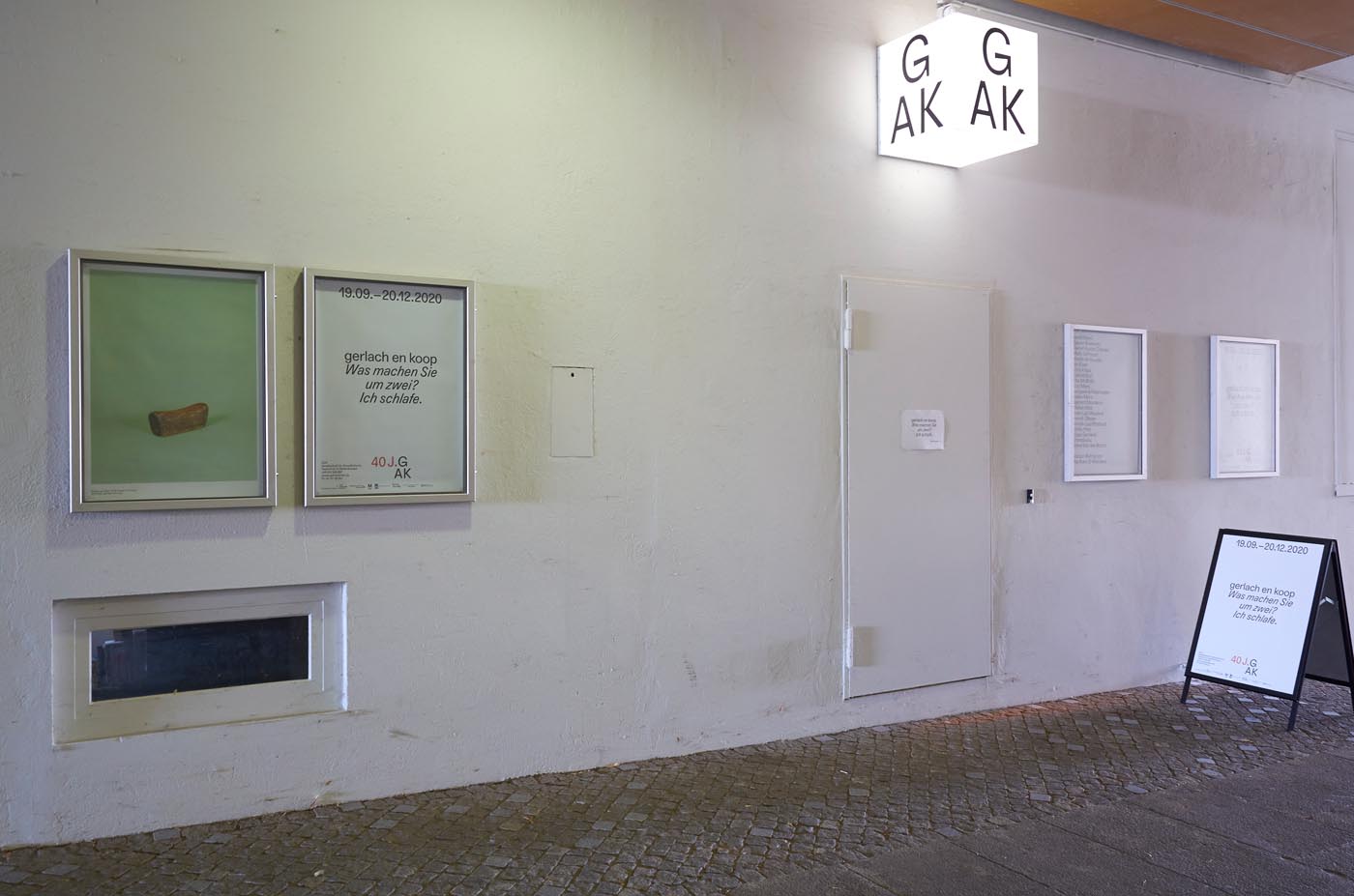 <p>GAK Bremen, temporary entrance.</p>